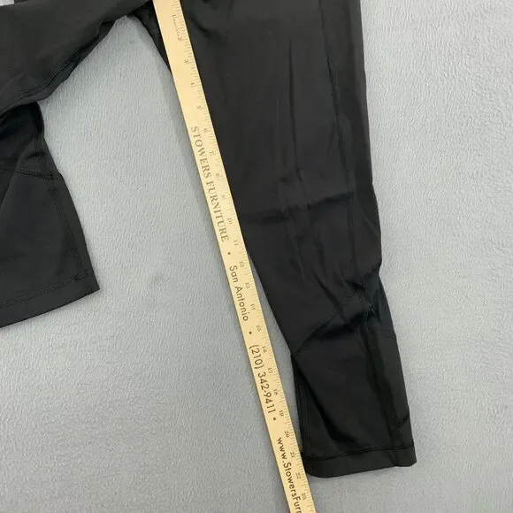 Lululemon Pants Womens 6 Pace Rival Crop Yoga Athletic Pocket Zip Activewear - Picture 6 of 13